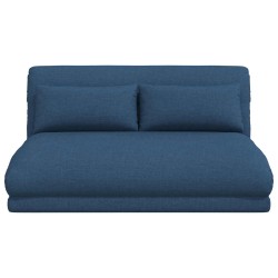Fauteuil de sol ajustable Bleu Tissu 581037581037