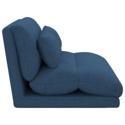 Fauteuil de sol ajustable Bleu Tissu 581037581037