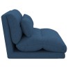 Fauteuil de sol ajustable Bleu Tissu 581037581037