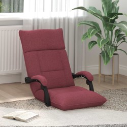 Fauteuil de sol ajustable Bordeaux Tissu 581038581038