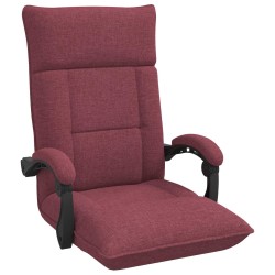 Fauteuil de sol ajustable Bordeaux Tissu 581038581038