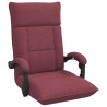Fauteuil de sol ajustable Bordeaux Tissu 581038581038