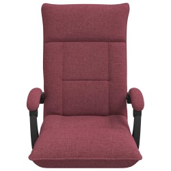 Fauteuil de sol ajustable Bordeaux Tissu 581038581038