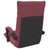 Fauteuil de sol ajustable Bordeaux Tissu 581038581038