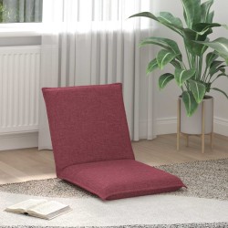 Fauteuil de sol ajustable Bordeaux Tissu 581039581039