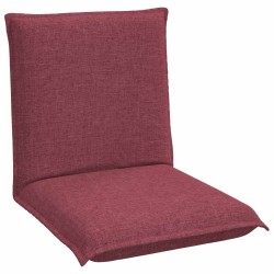 Fauteuil de sol ajustable Bordeaux Tissu 581039581039