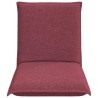 Fauteuil de sol ajustable Bordeaux Tissu 581039581039