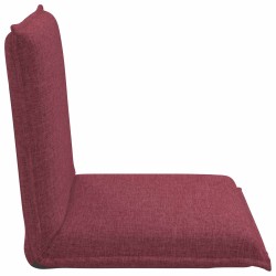 Fauteuil de sol ajustable Bordeaux Tissu 581039581039