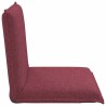 Fauteuil de sol ajustable Bordeaux Tissu 581039581039
