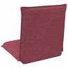 Fauteuil de sol ajustable Bordeaux Tissu 581039581039