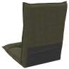 Fauteuil de sol ajustable Vert armée Tissu 581040581040