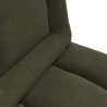 Fauteuil de sol ajustable Vert armée Tissu 581040581040