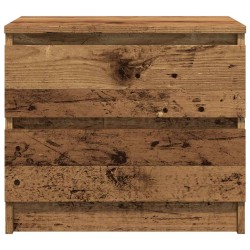 Table de chevet vieux bois 50x40x43.5 cm bois d’ingénierie 581041581041