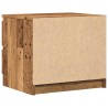 Table de chevet vieux bois 50x40x43.5 cm bois d’ingénierie 581041581041