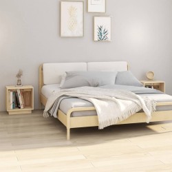 Tables de chevet 2 pcs 40x30x40 cm Bois de pin solide 581059581059