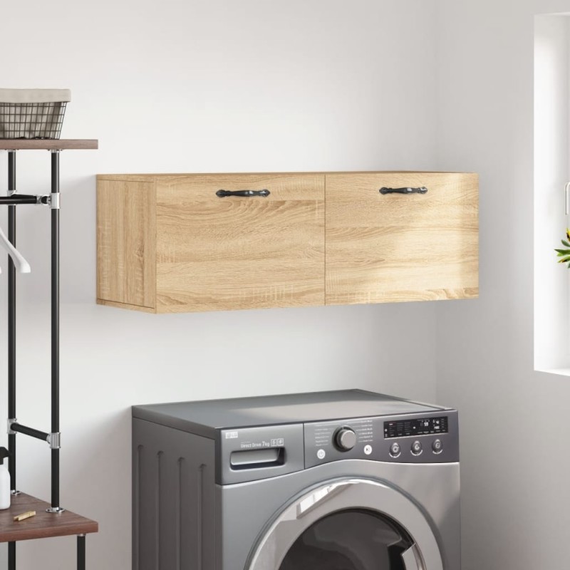 Armoire murale chêne sonoma 100x36,5x35 cm bois d'ingénierie 581061581061