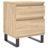 Table de chevet chêne sonoma 40x35x50 cm bois d’ingénierie 581063581063