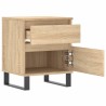 Table de chevet chêne sonoma 40x35x50 cm bois d’ingénierie 581063581063