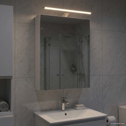 Armoire Miroir de Salle de Bain Blanc 50 x 14,5 x 70 cm 581065581065
