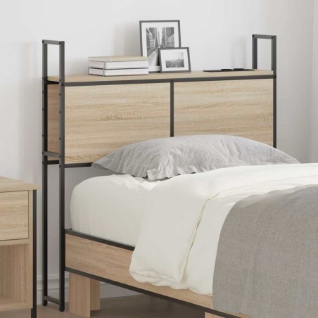 Headboard de Rangement avec Station de Charge Chêne sonoma 581067581067
