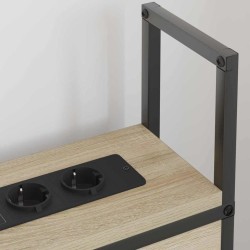 Headboard de Rangement avec Station de Charge Chêne sonoma 581067581067