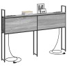 Headboard de Rangement avec Station de Charge Sonoma gris 581068581068