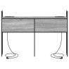 Headboard de Rangement avec Station de Charge Sonoma gris 581068581068