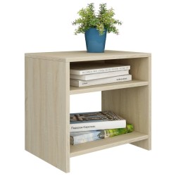 Table de chevet Chêne sonoma 40x30x40 cm Bois d'ingénierie 581069581069
