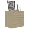 Table de chevet Chêne sonoma 40x30x40 cm Bois d'ingénierie 581070581070