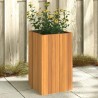 Jardinière 35x35x60 cm bois massif d'acacia 581072581072