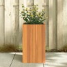 Jardinière 35x35x60 cm bois massif d'acacia 581072581072