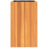 Jardinière 35x35x60 cm bois massif d'acacia 581072581072