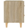 Table de chevet Chêne sonoma 40x35x47,5 cm 581073581073
