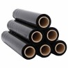 Film étirable 6 pcs noir 23 μm 50 cm x 150 m 581076581076