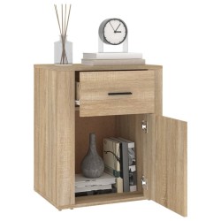 Table de chevet Chêne sonoma 50x36x60 cm Bois d'ingénierie 581078581078
