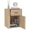 Table de chevet Chêne sonoma 50x36x60 cm Bois d'ingénierie 581078581078