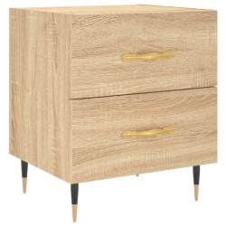 Table de chevet chêne sonoma 40x35x47,5 cm bois d’ingénierie 581079581079