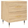 Table de chevet chêne sonoma 40x35x47,5 cm bois d’ingénierie 581079581079