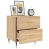 Table de chevet chêne sonoma 40x35x47,5 cm bois d’ingénierie 581079581079