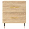 Table de chevet chêne sonoma 40x35x47,5 cm bois d’ingénierie 581079581079