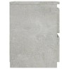 Table de chevet Gris béton 30x30x40 cm Bois d’ingénierie 581081581081
