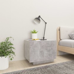 Table de chevet gris béton 100x35x40 cm bois d'ingénierie 581084581084