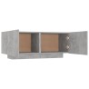 Table de chevet gris béton 100x35x40 cm bois d'ingénierie 581084581084