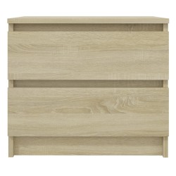 Table de chevet chêne sonoma 50x39x43,5 cm bois d'ingénierie 581087581087