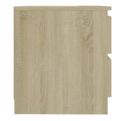 Table de chevet chêne sonoma 50x39x43,5 cm bois d'ingénierie 581087581087