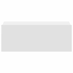 Table de chevet flottante Blanc 40x30x15 cm Bois d'ingénierie 581089581089