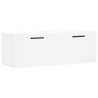 Armoire murale blanc 100x36,5x35 cm bois d'ingénierie 581090581090