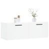 Armoire murale blanc 100x36,5x35 cm bois d'ingénierie 581090581090