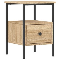 Table de chevet chêne sonoma 34x36x50 cm bois d'ingénierie 581091581091