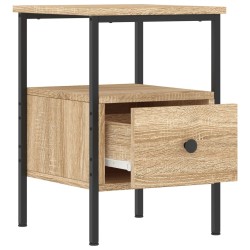 Table de chevet chêne sonoma 34x36x50 cm bois d'ingénierie 581091581091